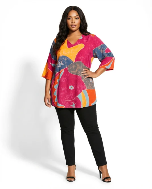 Angel Circle tops, blouses, tunics, shirts and jackets